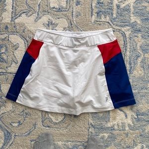 Red, White, and Blue Tennis Skirt